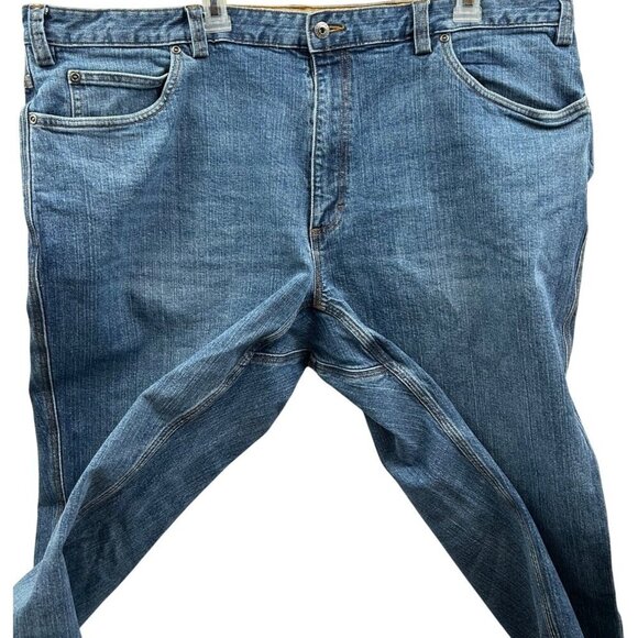 Duluth Trading Co. Flex Ballroom Jeans 44x32 Relaxed Fit Mens Blue Denim Cotton - Picture 10 of 10